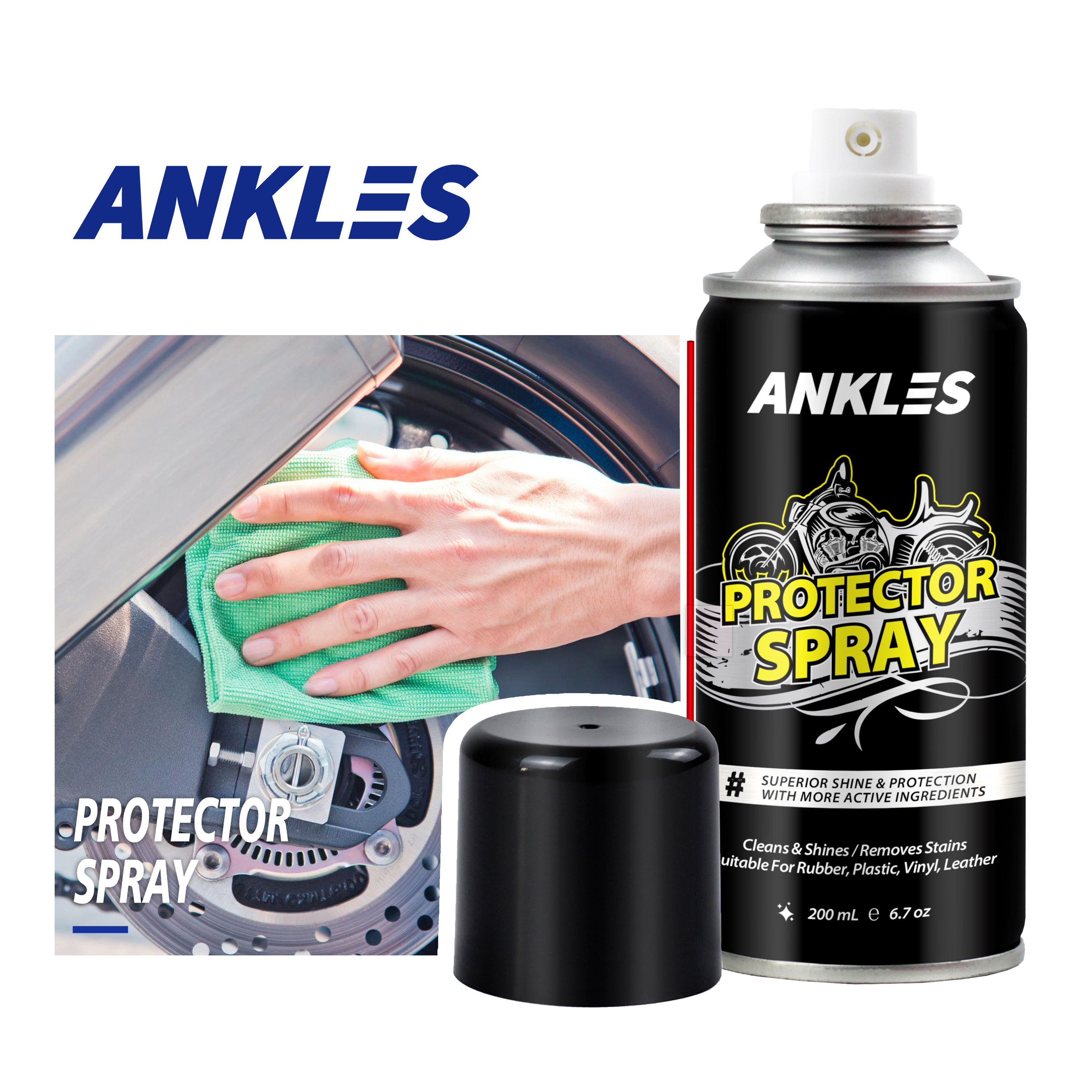 ANKLES Silicone Dashboard Wax Motor Shine Car Polish Motor Wax Protector Spray