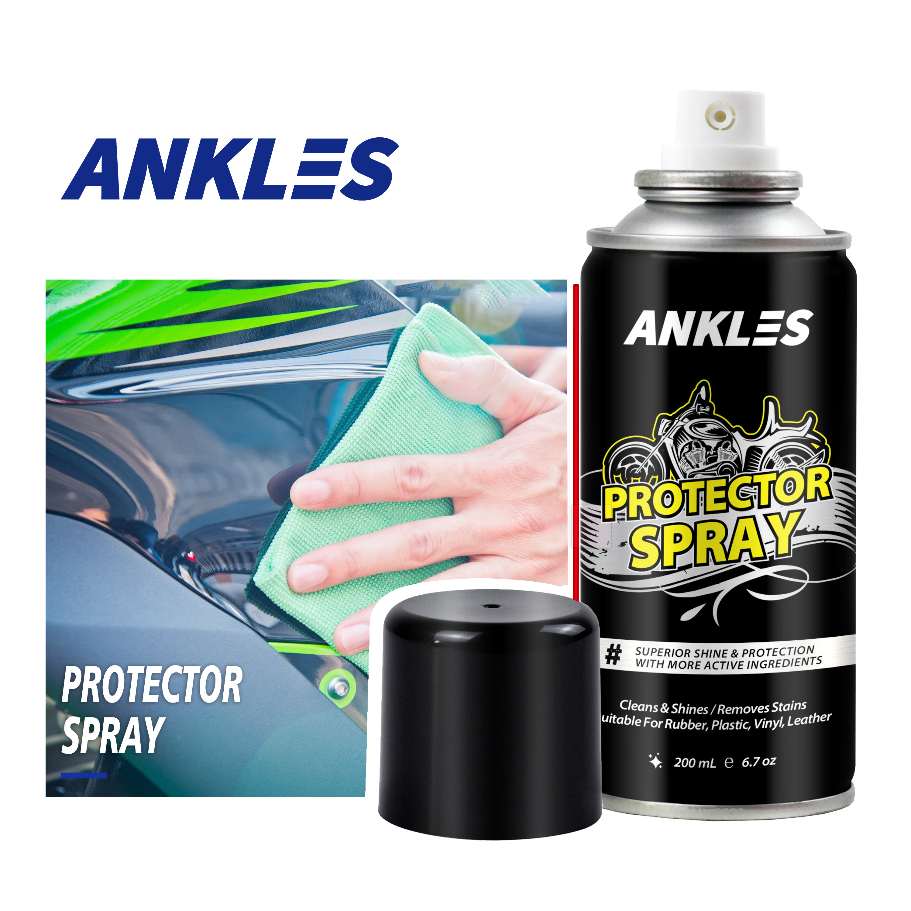 ANKLES Silicone Dashboard Wax Motor Shine Car Polish Motor Wax Protector Spray