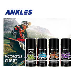 ANKLES 200ml Wholesale Motor Care Kit with Helmet Cleaner Chain Wax Cleaner Lube Spray Cleaning Car Care