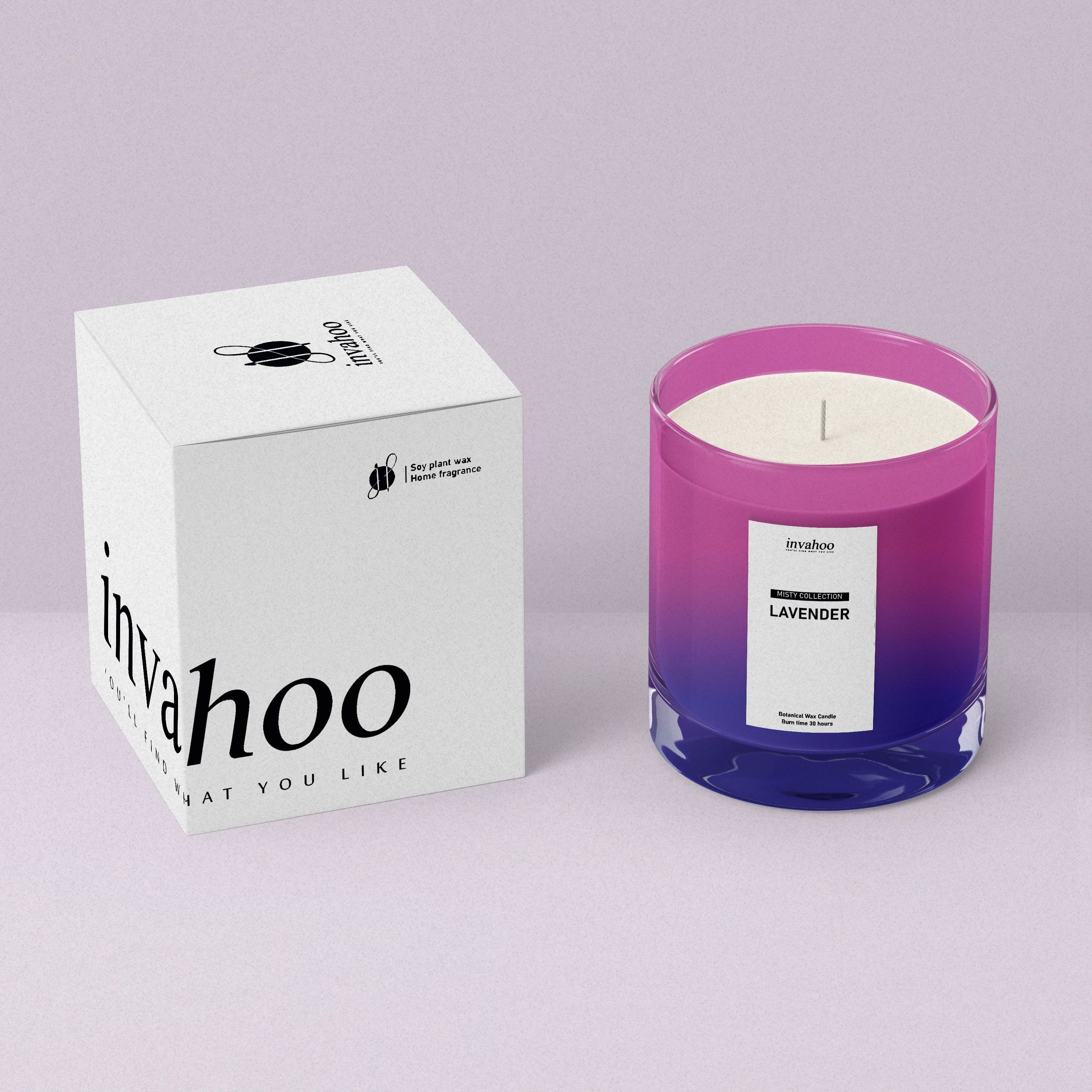 INVAHOO candela profumata lusso tealight scented candle whole sale jar wholesale 3 wick candle jars scented candle