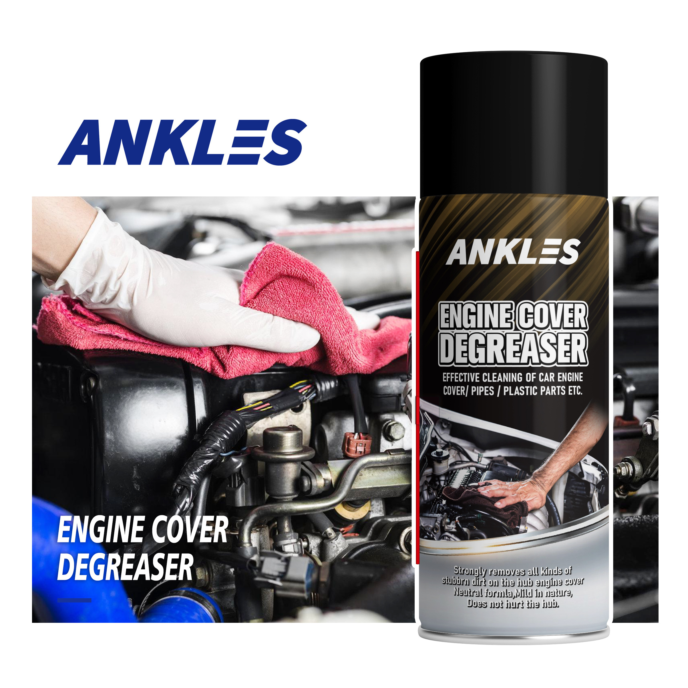 ANKLES 450ml car wash automotive parts & accessories cleaning engine surface cleaner spray engine degreaser