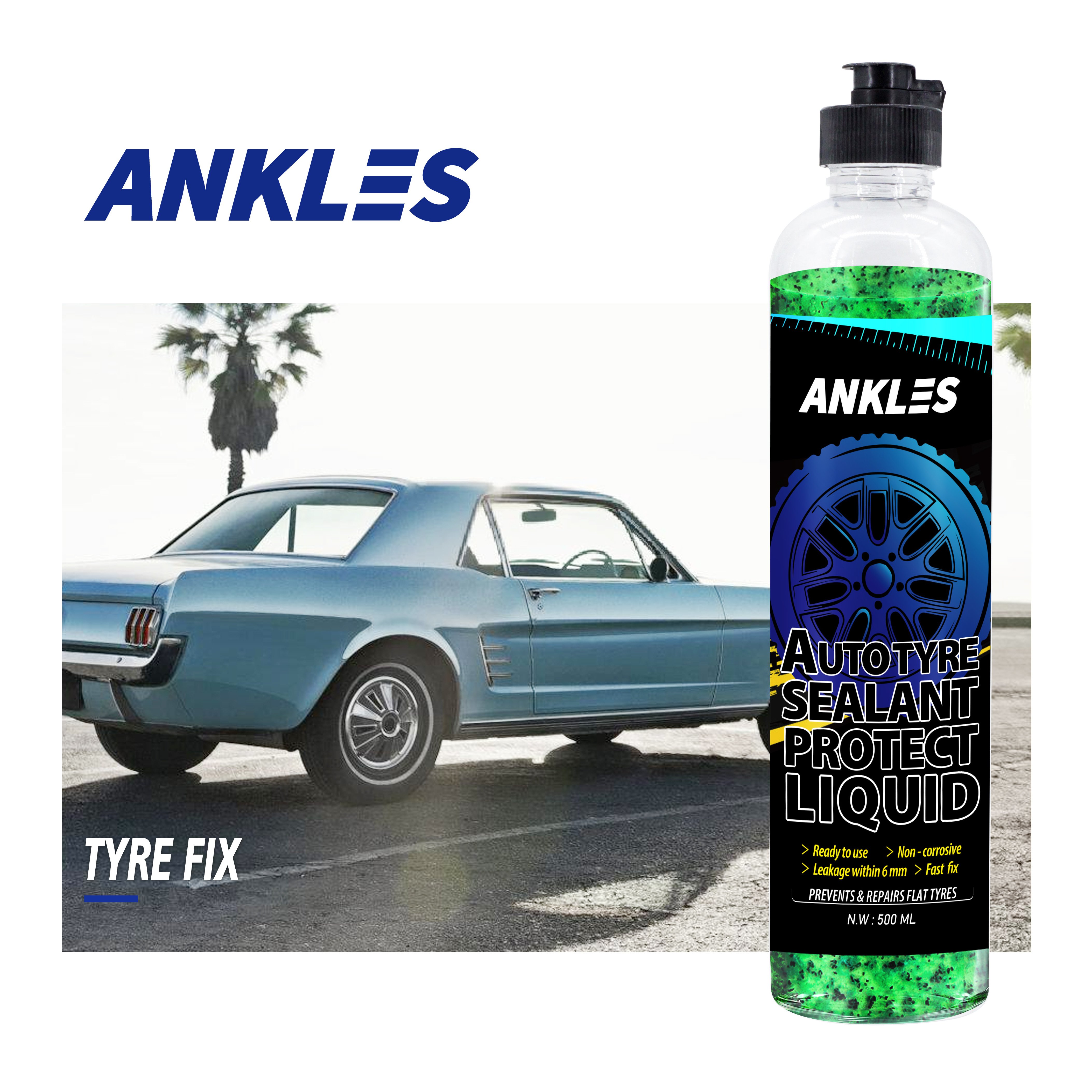 ANKLES TDS awarded hand tools of tire puncture repair kit puncture repair liquid tire sealant