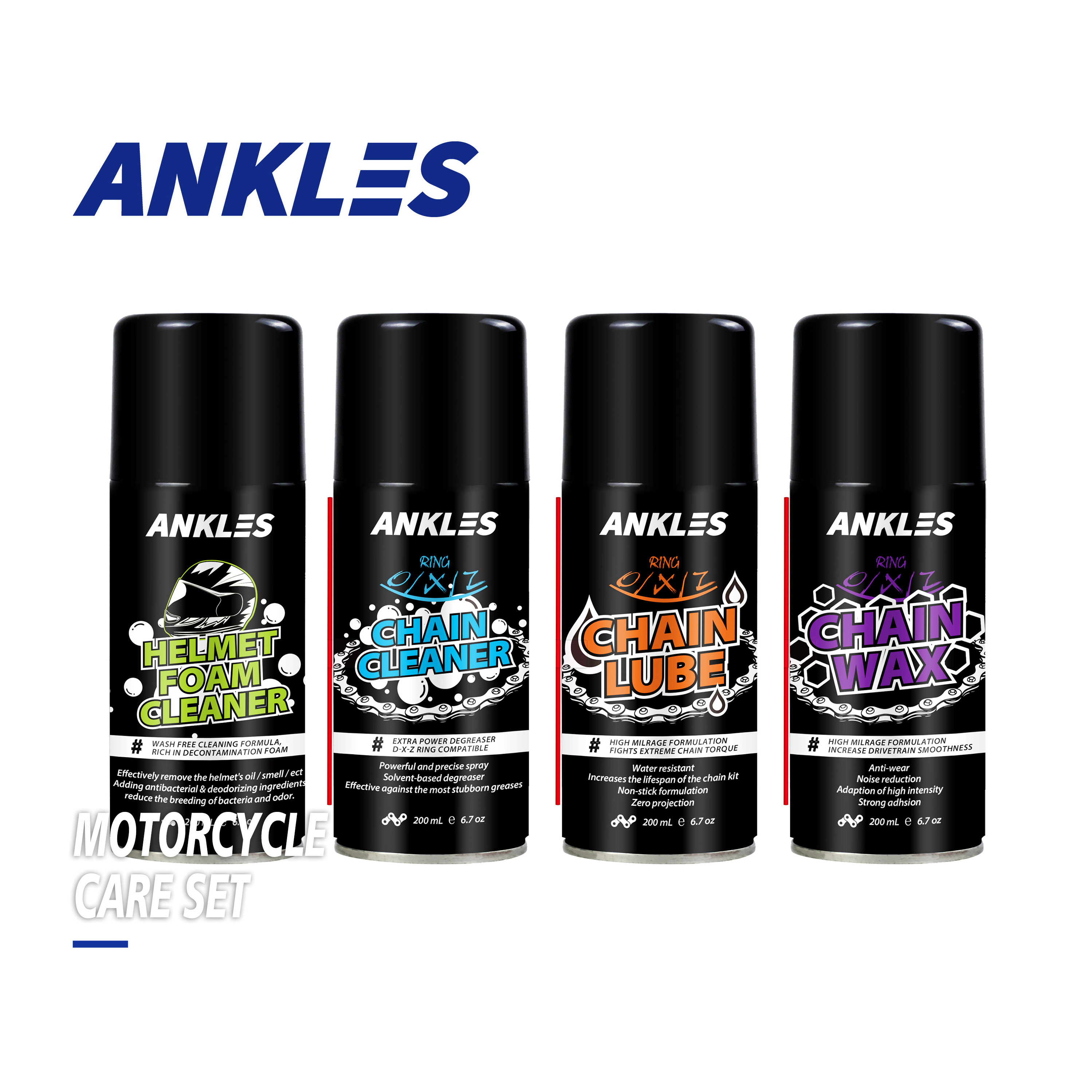 ANKLES High Quality automotive parts & accessories lubrication lubricant spray bike lube chain wax motorcycle Chain Wax