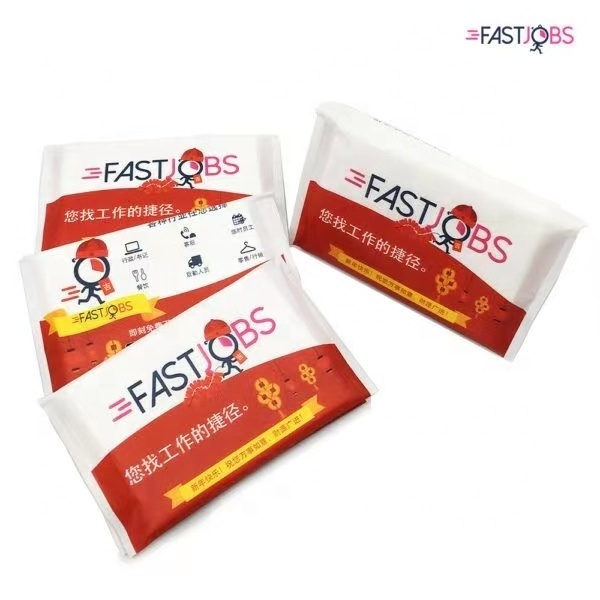 Customized Wallet Tissue Pack 3ply Paper for Advertising Pocket Tissue Travel Virgin Wood Pulp Facial Tissue Adjustable 3 Ply