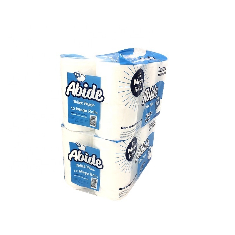 12rolls Printed Polybag Packing of Toilet Tissue Roll