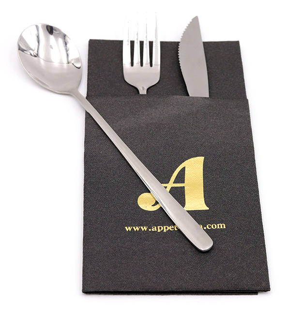 Airlaid Napkin Restaurant Dinner Napkins Paper Napkin & Serviettes Tissue With Custom Design