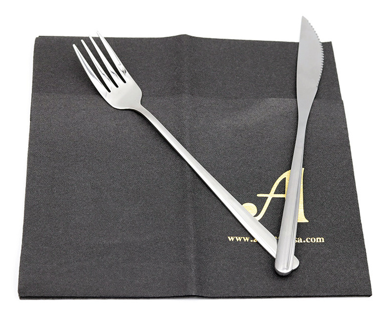 Airlaid Napkin Restaurant Dinner Napkins Paper Napkin & Serviettes Tissue With Custom Design