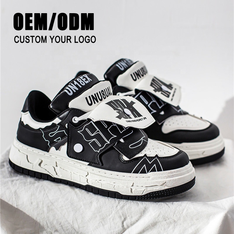 OEM ODM Custom Logo Wholesale New Design Private Label Blank Fashion White Men Casual Basketball Style Shoes Snaerkers