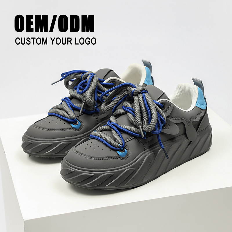 Custom Logo Designer Casual Basketball Style Shoes Manufacturers Blank Chunky Skateboard Shoes Sneakers For Men