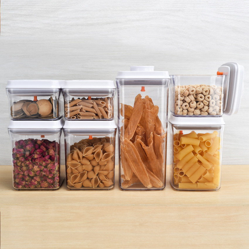 BPA Free Food Storage Container AS Storage 7pcs In A Set Fresh Keeping Crisper Refrigeration Dry Food Storage Box