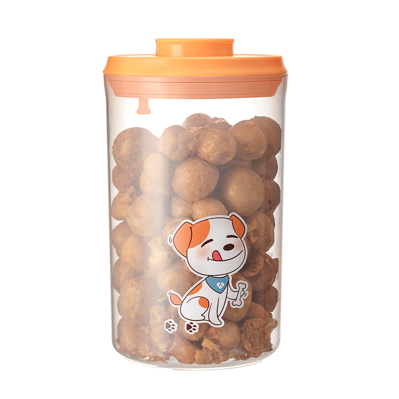 new design  pet food storage container	Easy Open airtight plastic  pet Cat Food Bucket	keep fresh  pet dog Cat Storage Organizer