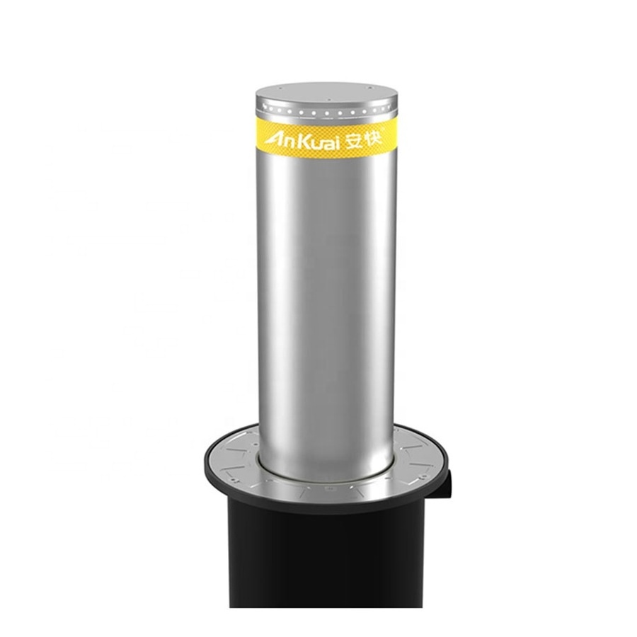 K4 Crash Rated traffic street Cast Iron Safety Road Hydraulic Automatic Retractable Bollard for Parking Stop Barrier