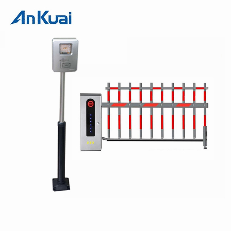 rfid card reader car park barrier system 90 degree barrier gate for playground parking barrier gate