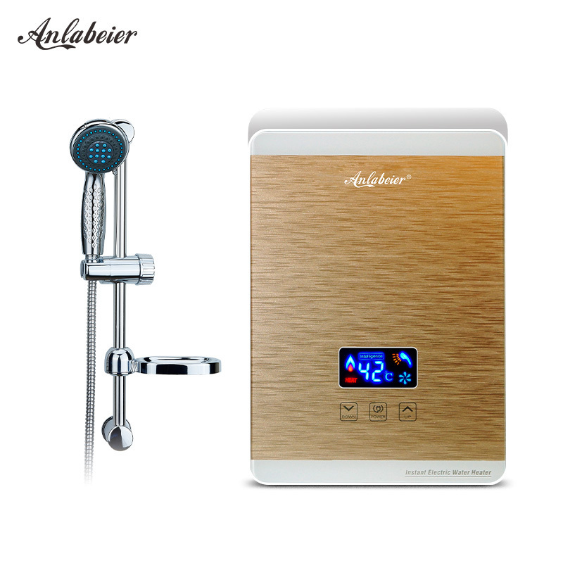 portable electric bath zhongshan hot water on demand plastic housing material instant electric water heater