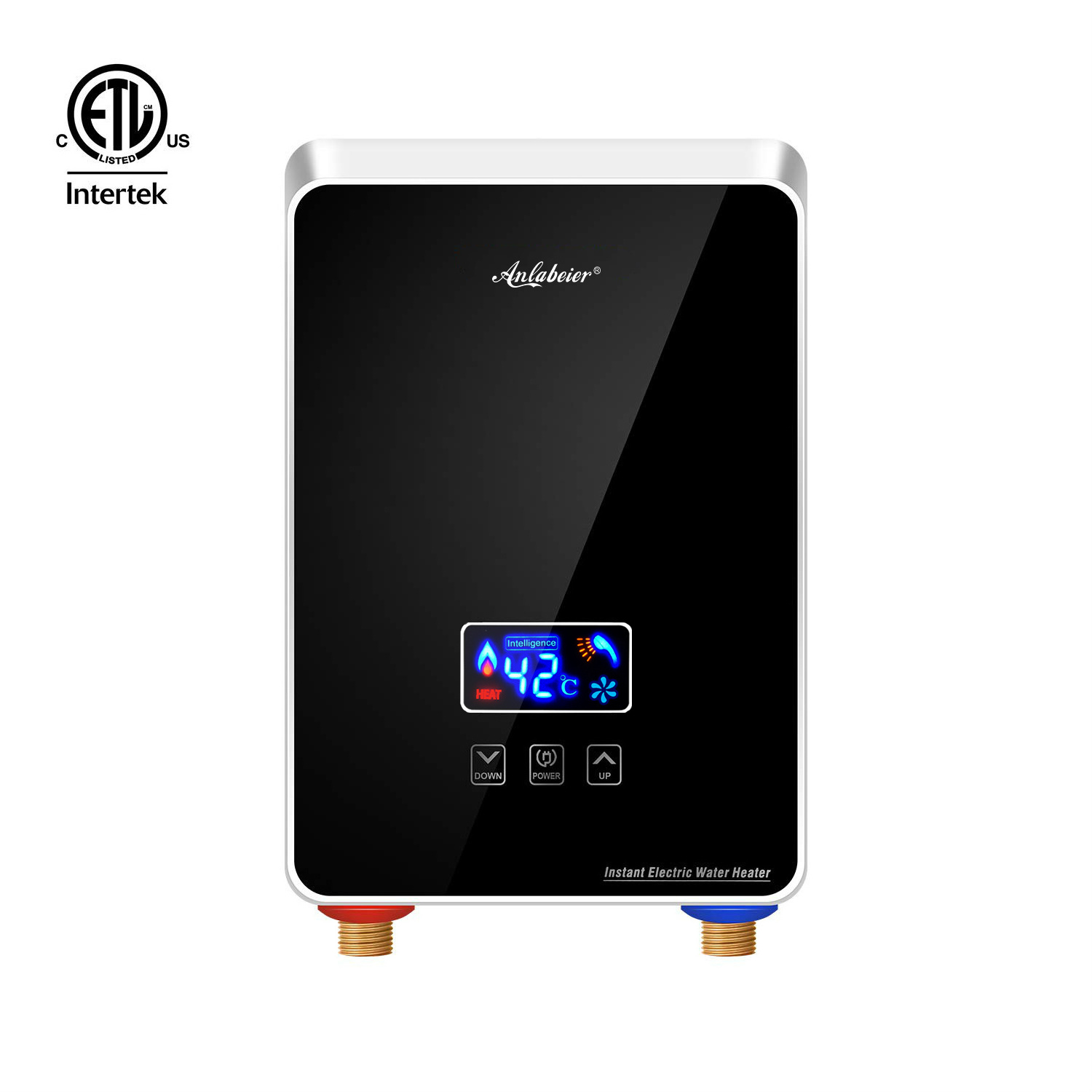 Touch screen Tankless heater electric water heaters instant water heater shower 110 volt