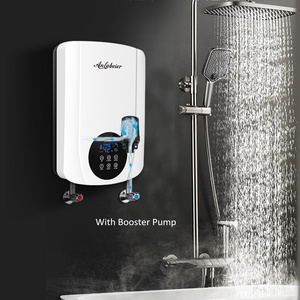 Constant temperature portable bath instant electric shower water heater with pressure pump