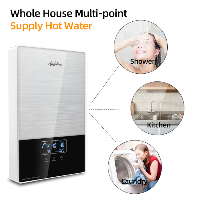 smart instant wifi electric water heater tankless hot shower and bathroom sink Smart Faucet