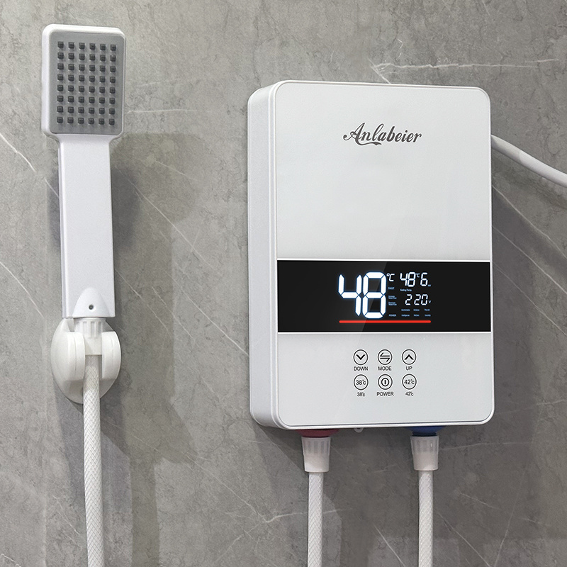 Direct Factory electric instantaneous water heater with LED screen for sale