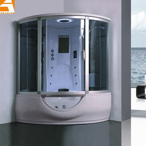 2 Person Jetted Tub Steam Shower Combo, Touch Screen Control Panel, GT0510