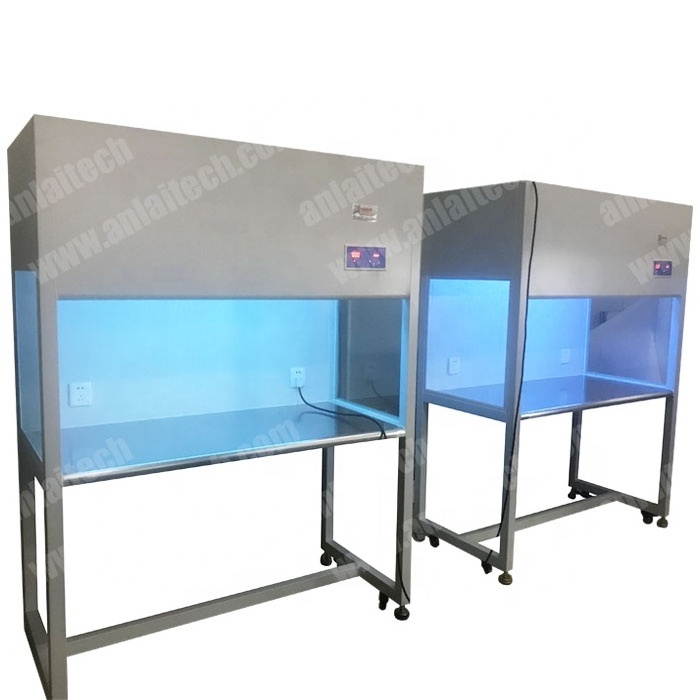 ISO 5 Dust Free Clean Room Laminar Flow Air Flow Bench Horizontal Laminar Flow Cabinet 100 0.3-0.6m/s