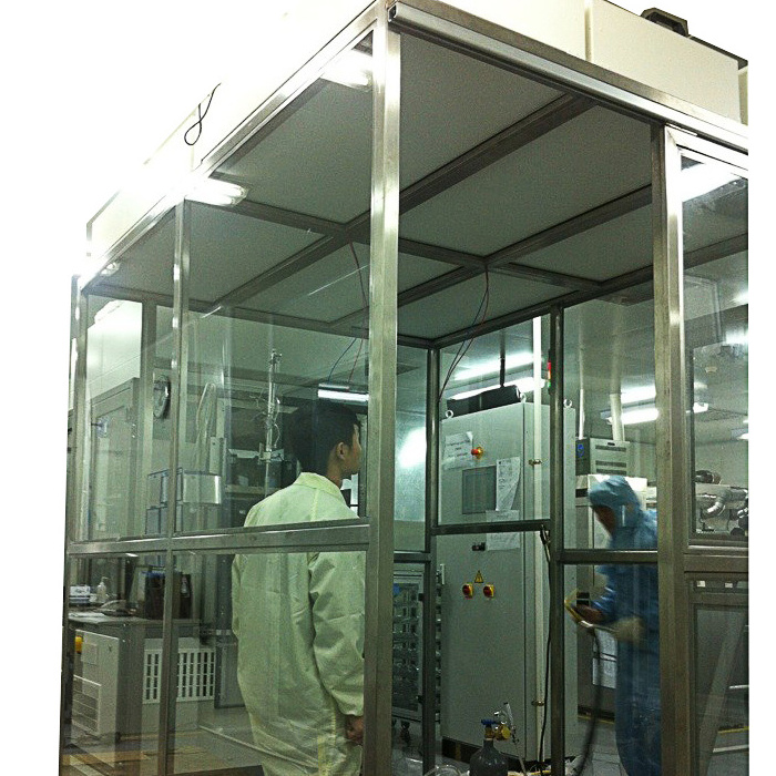 3000*3000m Class 1000 Sot wall Portable cleanroom with anti-static air curtain