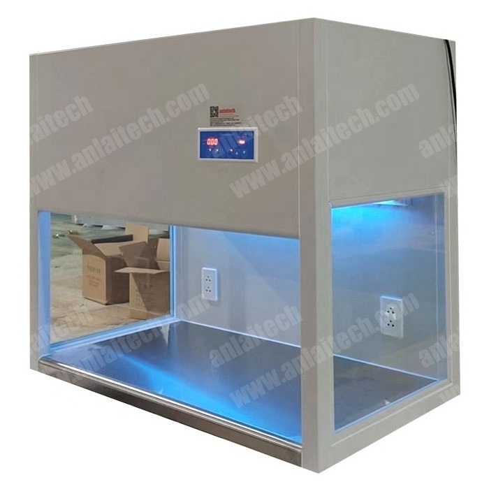 ISO 5 Dust Free Clean Room Laminar Flow Air Flow Bench Horizontal Laminar Flow Cabinet 100 0.3-0.6m/s