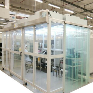 3000*3000m Class 1000 Sot wall Portable cleanroom with anti-static air curtain