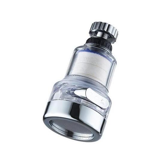 360-Degree Rotatable Water Saving Swivel Faucet Extension Kitchen Sink Aerator Filter Adapter Faucet Nozzle Faucet Extender