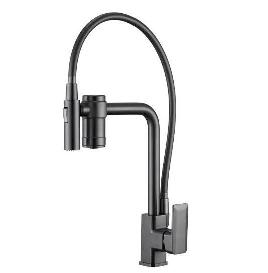 2022 New Lead Free Brass 3 Way 3 in 1 Hot and Cold Drinking Water Filter Purifier Kitchen Sink Faucet with Pull Out Sprayer