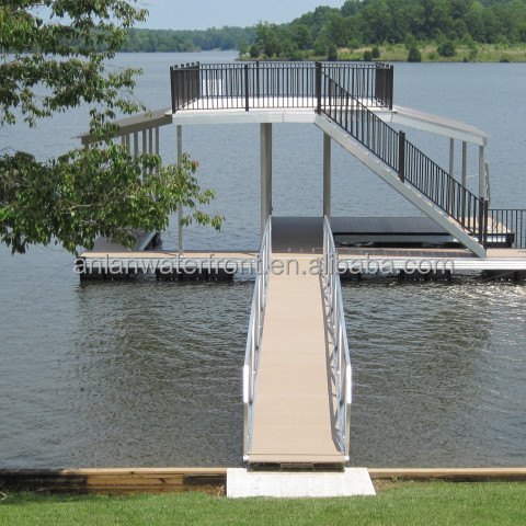 Manufacturer Supply Aluminum Jetski Pontoon Floating Docks for boat lift Competitive price