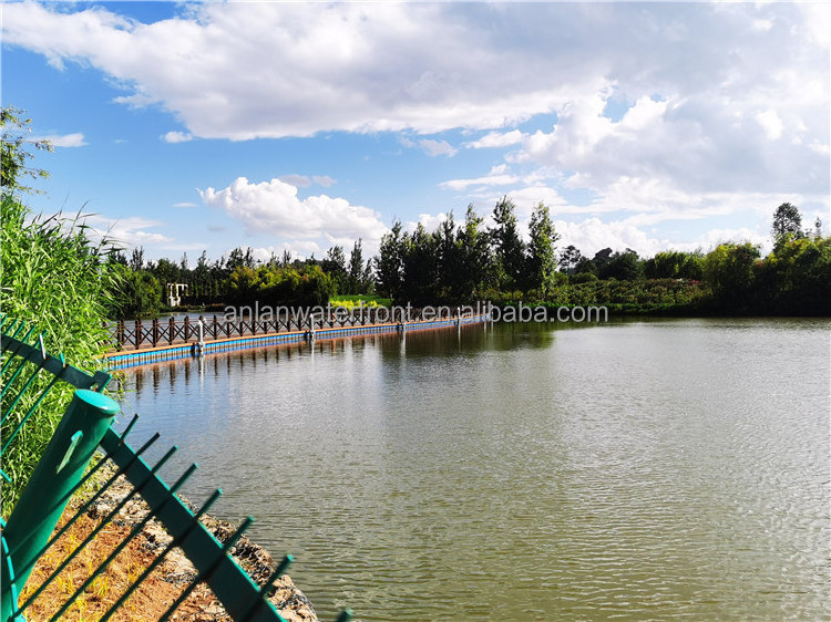 Wholesale Good Quality Calm Water Lake Rviver Floating Bridges For Sale