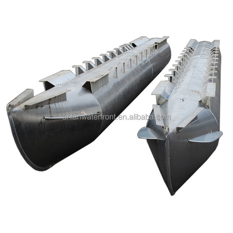 China direct sale Aluminum Alloy Pontoon boat tubes floats for hot sale