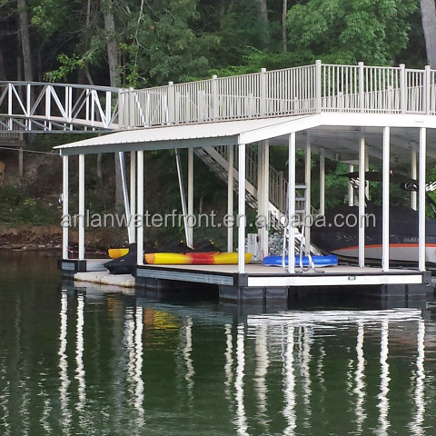 Manufacturer Supply Aluminum Jetski Pontoon Floating Docks for boat lift Competitive price