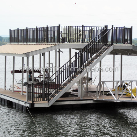 Manufacturer Supply Aluminum Jetski Pontoon Floating Docks for boat lift Competitive price