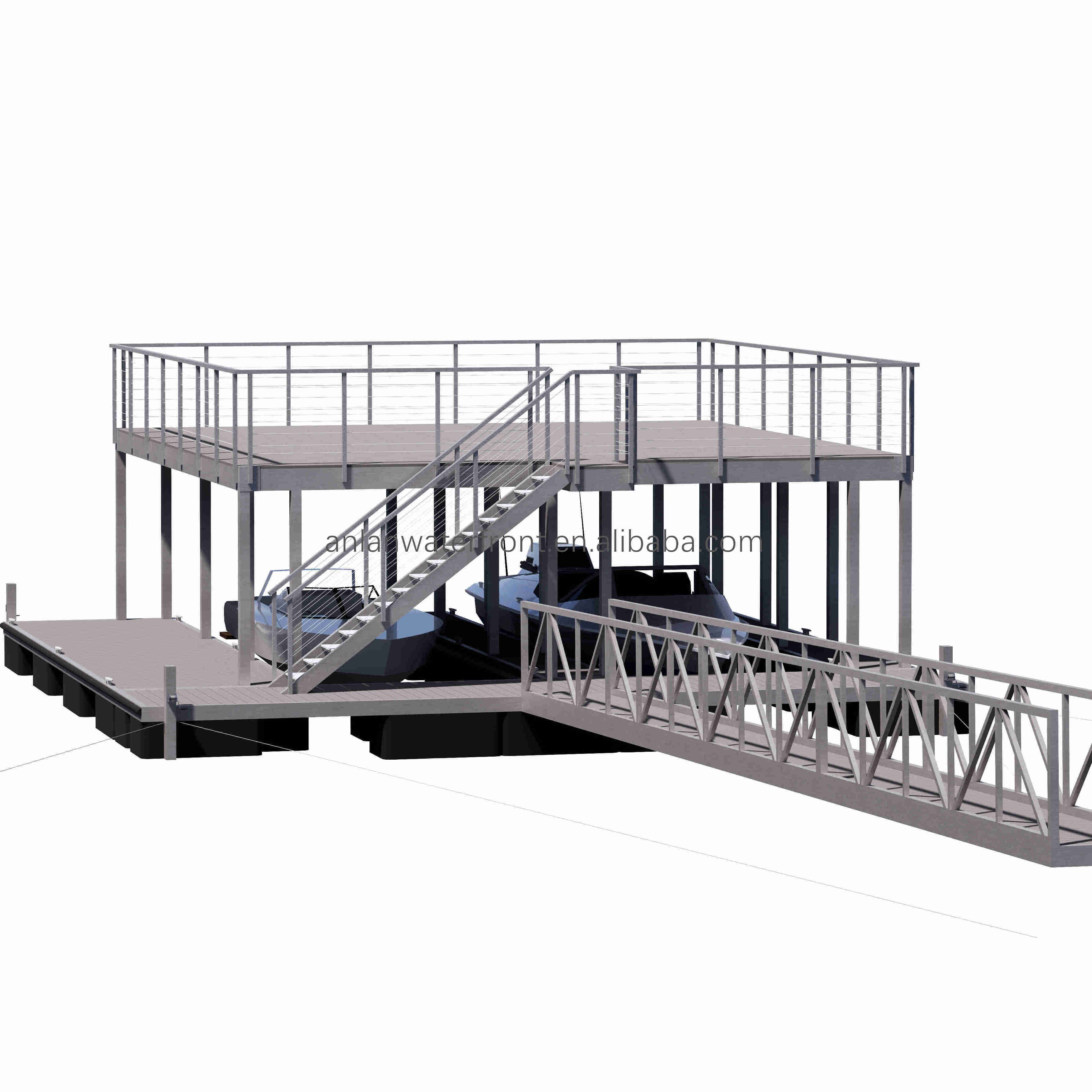 Other Marine Supplies Aluminum Pontoon Floating Dock For Jetski Boat Lift For Hot Sale