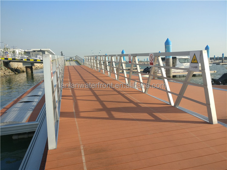 Marine Supplies 2022 Hot Sale Luxury Yacht Boat Marina Aluminum Alloy Floating Dock Design