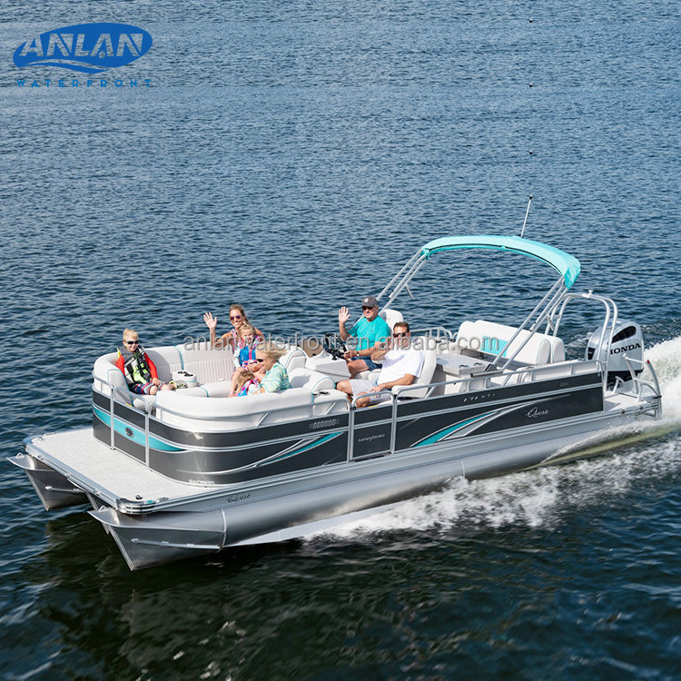 2021 Hot Sale Good Quality Luxury Leisure Sightseeing Party Pontoons Boats For Sale