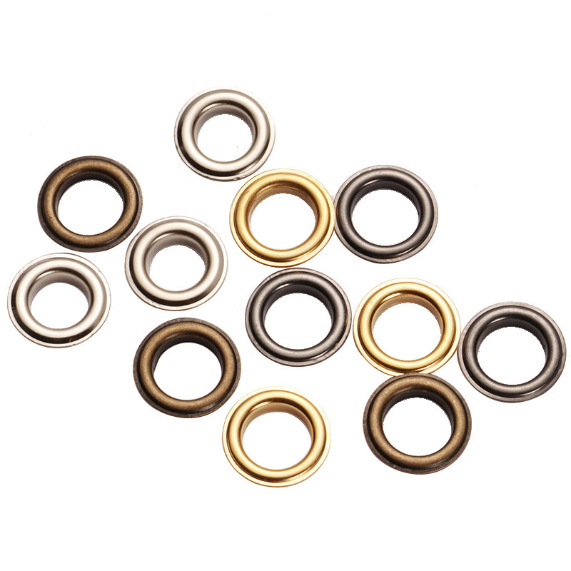 stainless steel eyelet dress processing accessories custom size plated metal eyelets