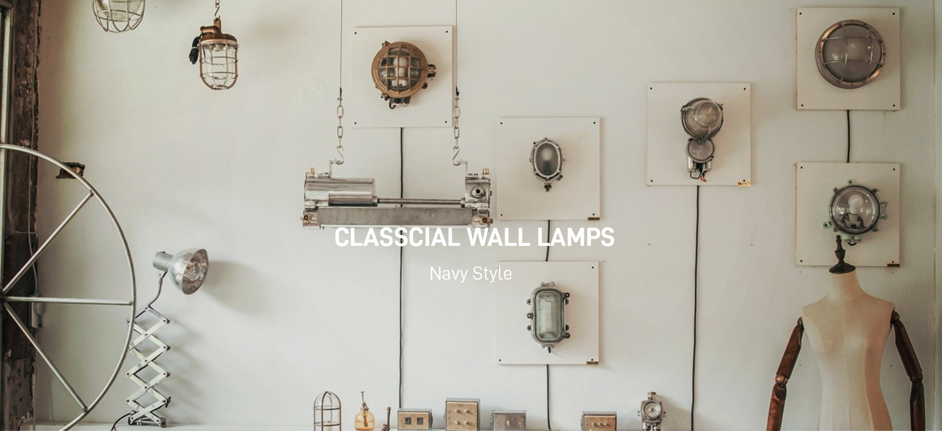 Wall picture lamp brass picture frame / wall mirror light brass led light