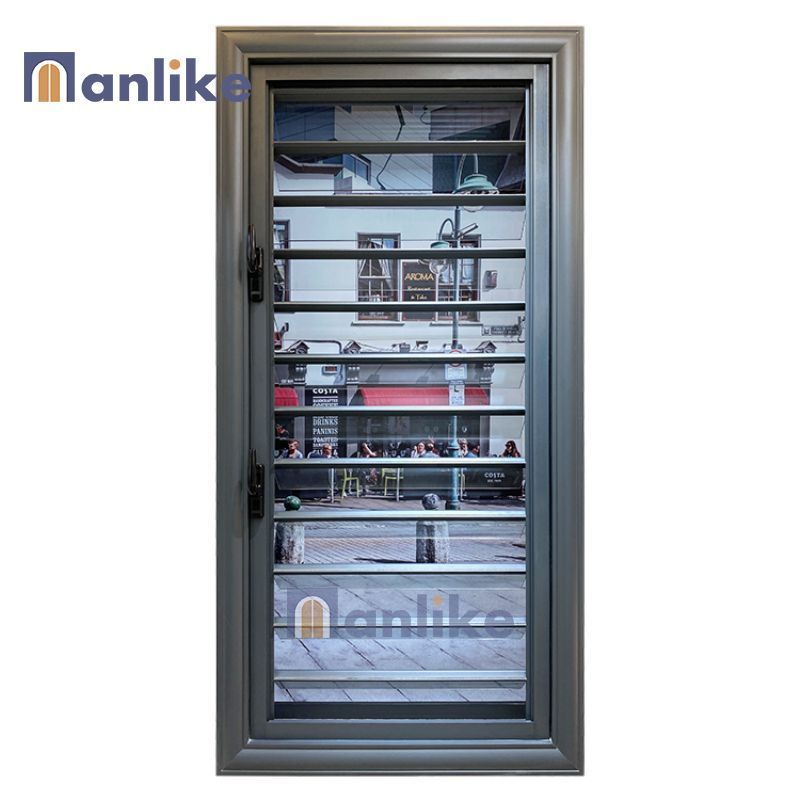 Anlike Wholesale Bathroom Ventilation Grill Aluminum Glass Blades Louvre Shutters Window With Insect Screen