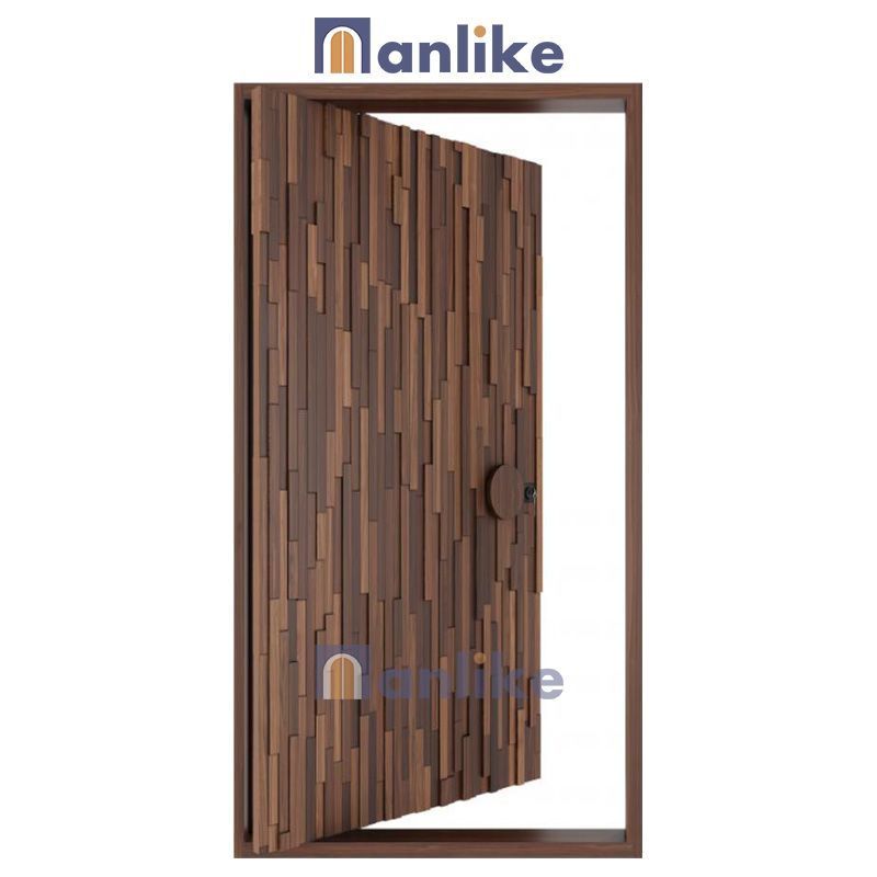 Anlike Chinese Stainless Glass Pivot Steel 36x80 Bullet Proof Metal Others Doors Modern Entri Door With Side Panel