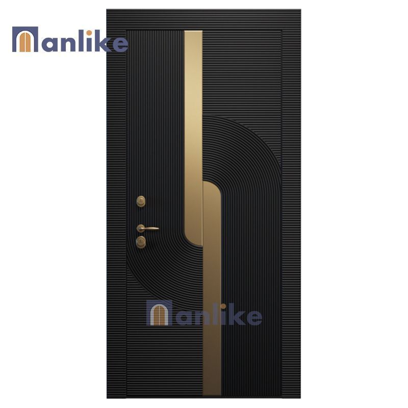 Residential Villa Main Entrance Anti-Theft Personal Custom Design Security Front Aluminium Door Main Door Modern Design