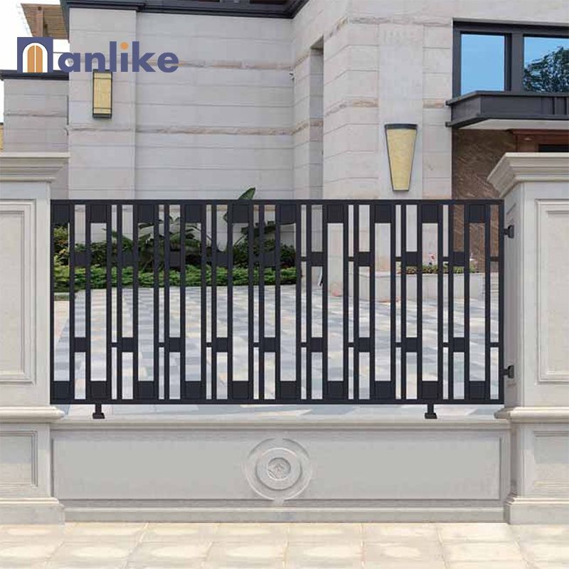 Anlike Switzerland Customized Patio Gates Outdoor Galvanized Balcony Garden Wall Aluminum Metal Fence Panel