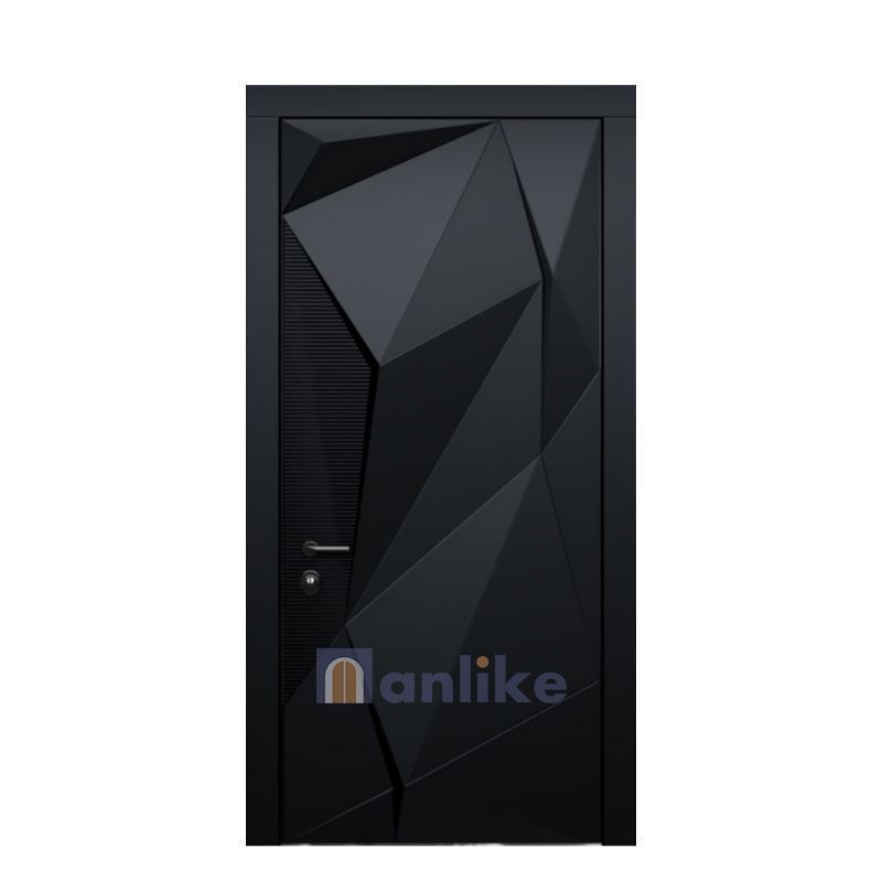 Anlike Main Fronts Aluminium Security Bullet Proof Entry Exterior Smart Lock Exterior Steel Double Doors