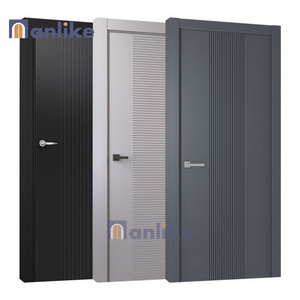 Anlike New Interior Room Water Proof Front Door Design Modern Waterproof Wpc Solid Wooden Doors With Accessories For Sale