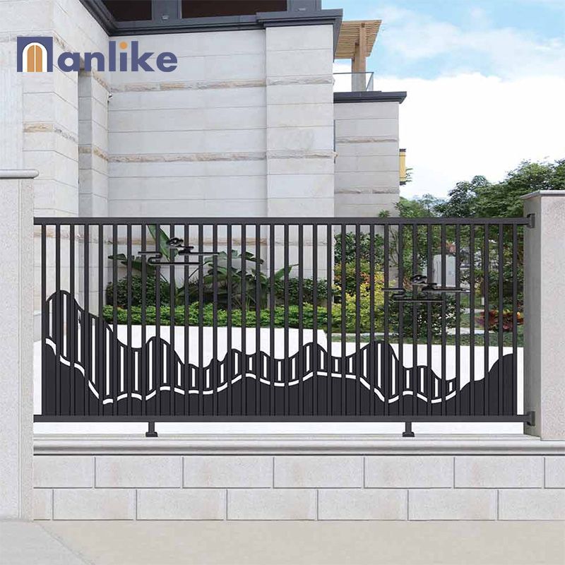 Anlike Switzerland Customized Patio  Balcony Garden Wall Gates Outdoor Galvanized Aluminum Metal Fence Panel