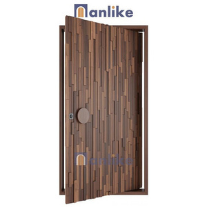 Anlike Chinese Stainless Glass 36x80 Bullet Proof Metal Others Doors Pivot Steel Modern Entri Door With Side Panel