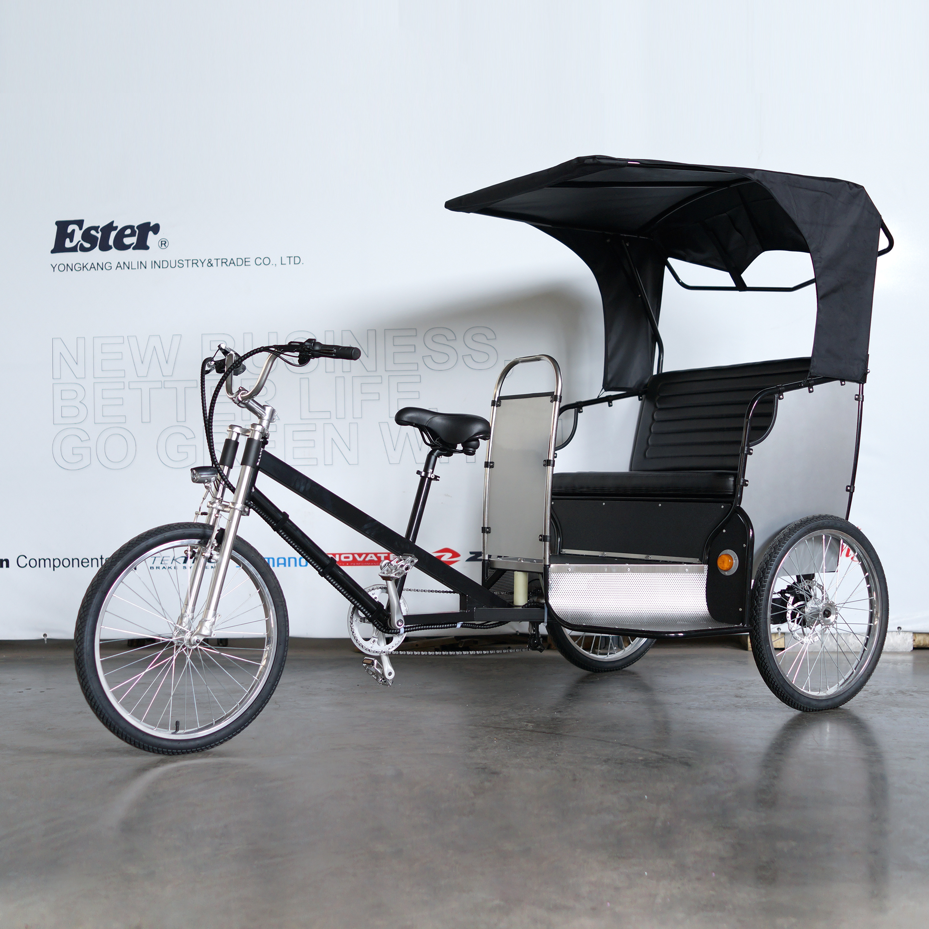 ESTER New Taxi Tricycle with Passenger Seat/ Bicitaxis Rickshaw