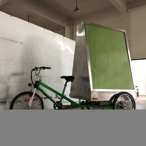 ESTER Electric Two Side LED Billboard Outdoor Advertising Tricycle, electric tricycle advertising