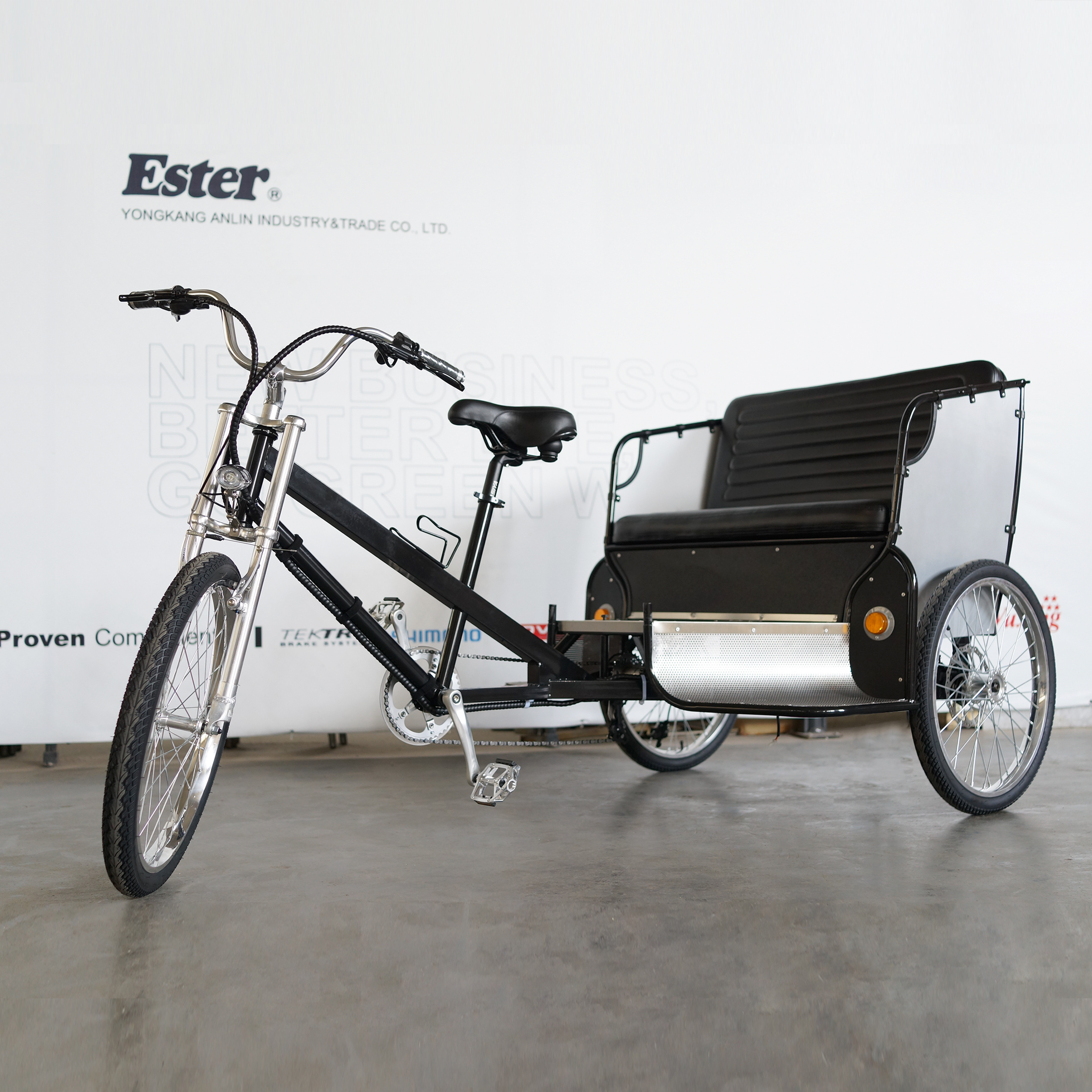 ESTER New Taxi Tricycle with Passenger Seat/ Bicitaxis Rickshaw